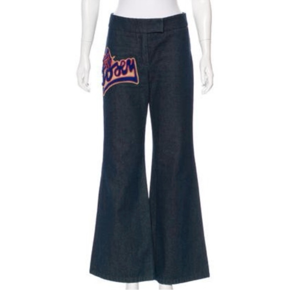 Chloe Blue Flare Wide Leg Jeans